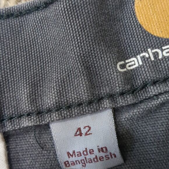 Carhartt Men's Gray Relaxed Fit Cotton Cargo Shorts Size 42 - Picture 5 of 7
